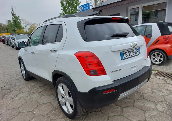 Chevrolet Trax cena 32900 przebieg: 154125, rok produkcji 2013 z Maków Podhalański małe 326